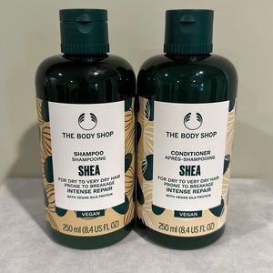 Shea shampoo and conditioner by The Body Shop